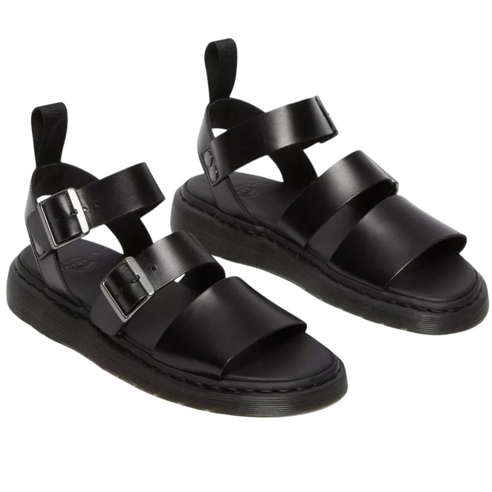 NWT Dr. Martens GRYPHON Brando‎ Leather Gladiator Sandals Men's 13 Minimalist